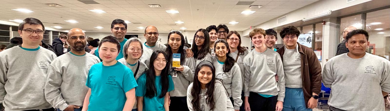 Team 21592 competing at a meet